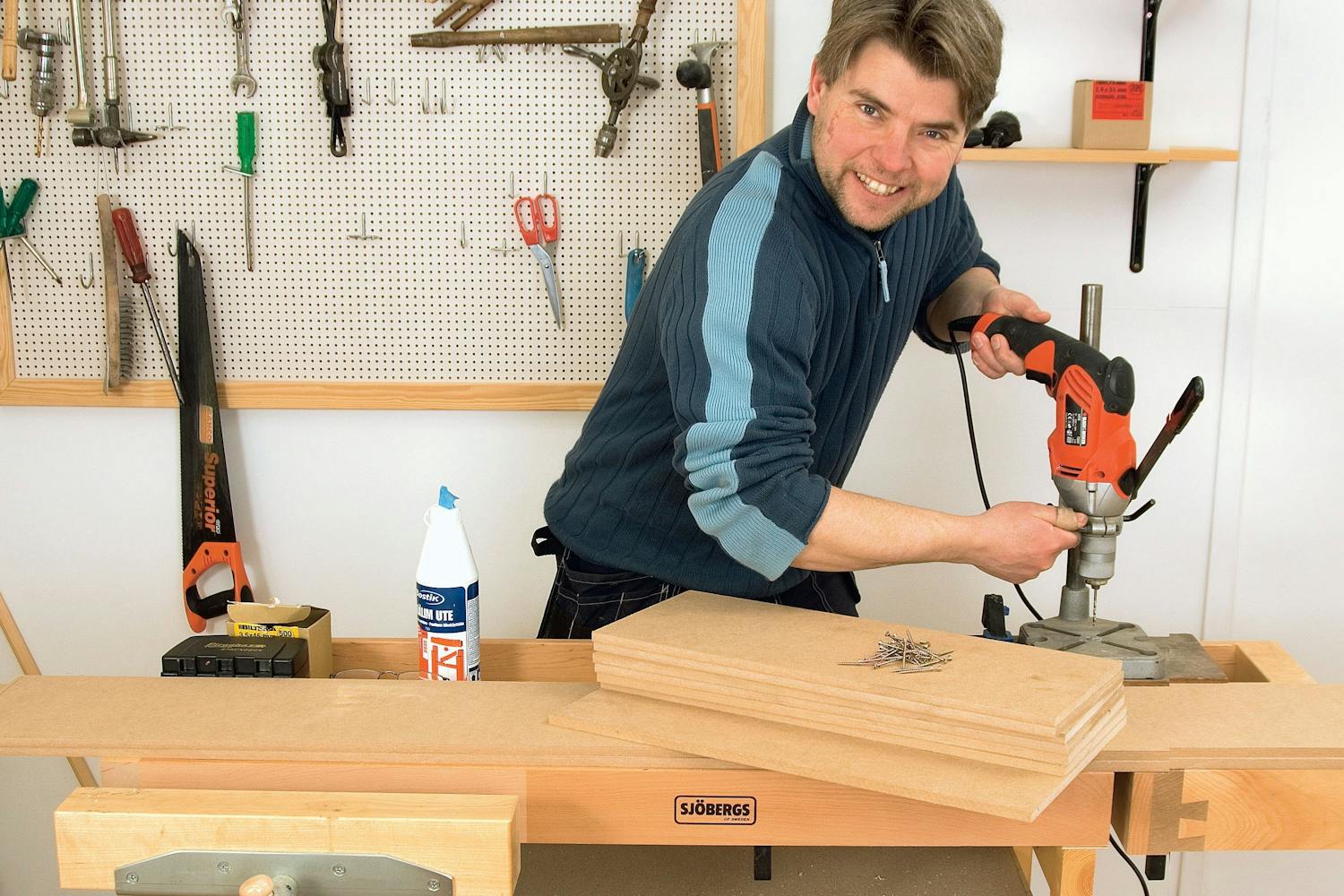 Bygg reolen slik at den passer